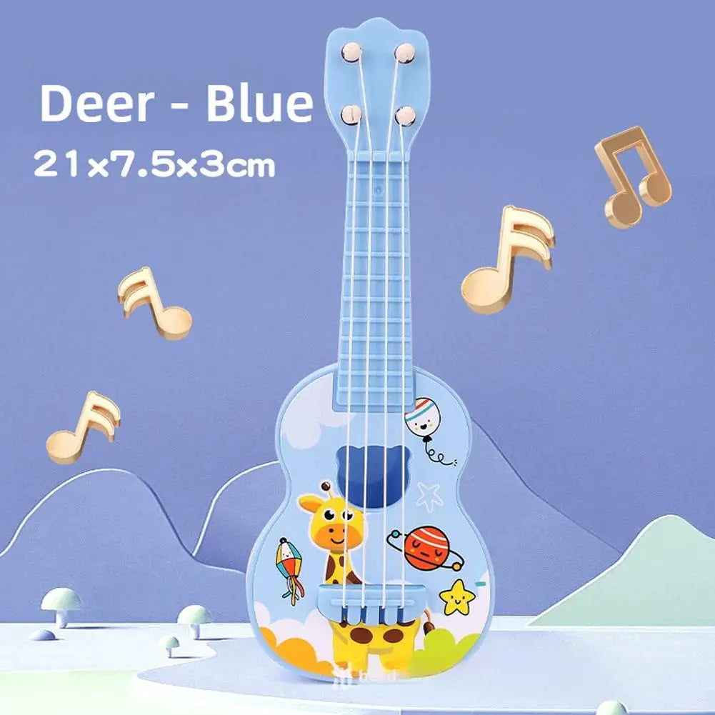 Kids Guitar Musical Instrument Ukulele Musical Montessori Toys For Children Learning Educational Toys Christmas Birthday Gift