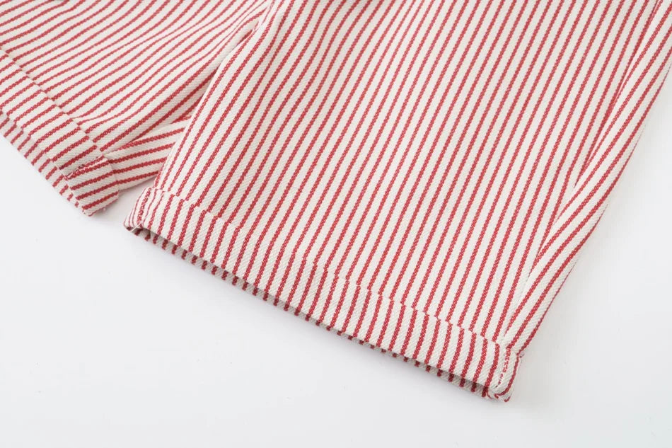 AS SS26 pinstripe denim collection patch girl clothing family matching boys baby clothes