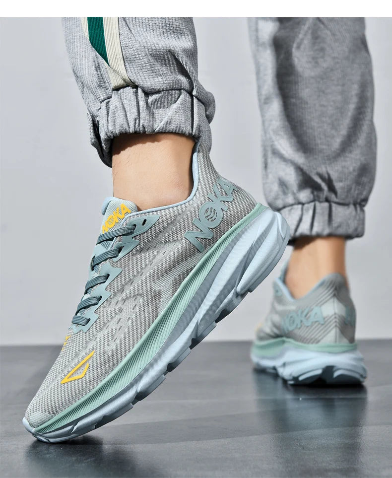 Marathon Sports Running Shoes Men Breathable Lightweight Sneakers Comfortable Athletic Nonskid Leisure Outdoor Sneakers for Men