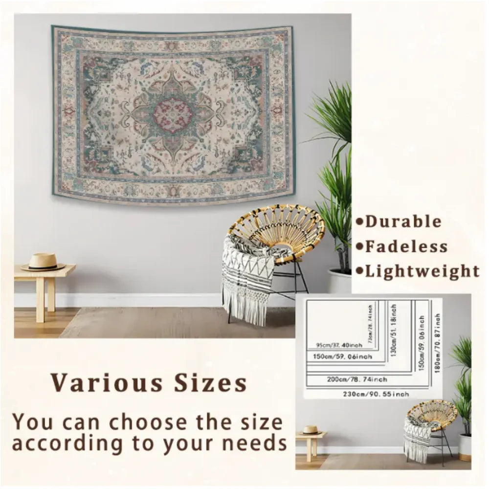 VIKAMA Arabic Calligraphy Art Tapestry Mosque Muslim Home Decor Exotic Living Room Room Home Decor