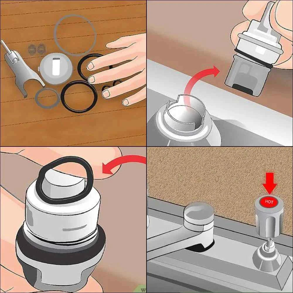 419/225PCS Set Universal O-Ring Assortment 32 Size Nitrile Rubber Ring Seal O Ring Gasket for Plumbing Automotive Faucet Repair