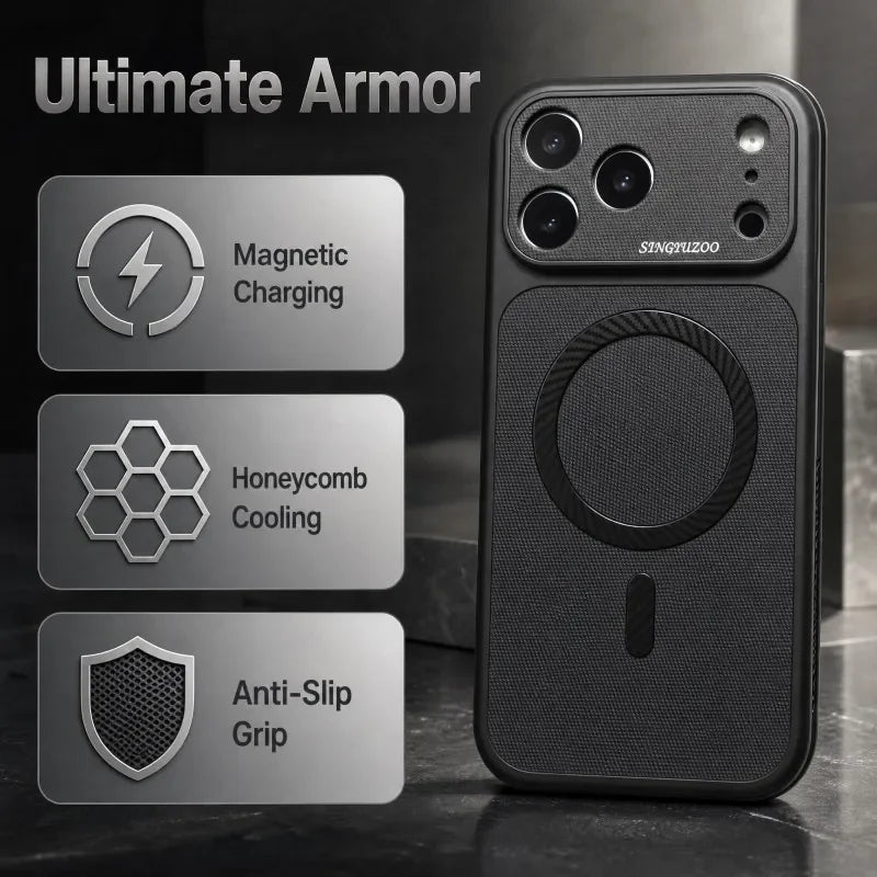 Magnetic Woven Phone Case For iPhone – Heat Dissipation