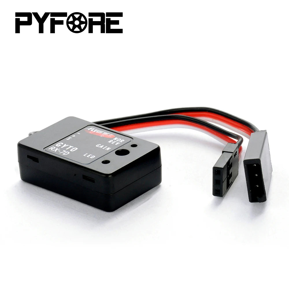 PYFORE Gyroscope Gyro for 1/10 1/12 RC Model Car Drift Racing Touring Vehicle Modification Accessories sensitivity modulation