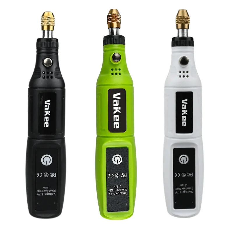 Mini Electric Drill USB Rechargeable Cordless Engraving Pen Dremel Tools Rotary Tool Cordless Hand Drill Mini Polisher for Hand