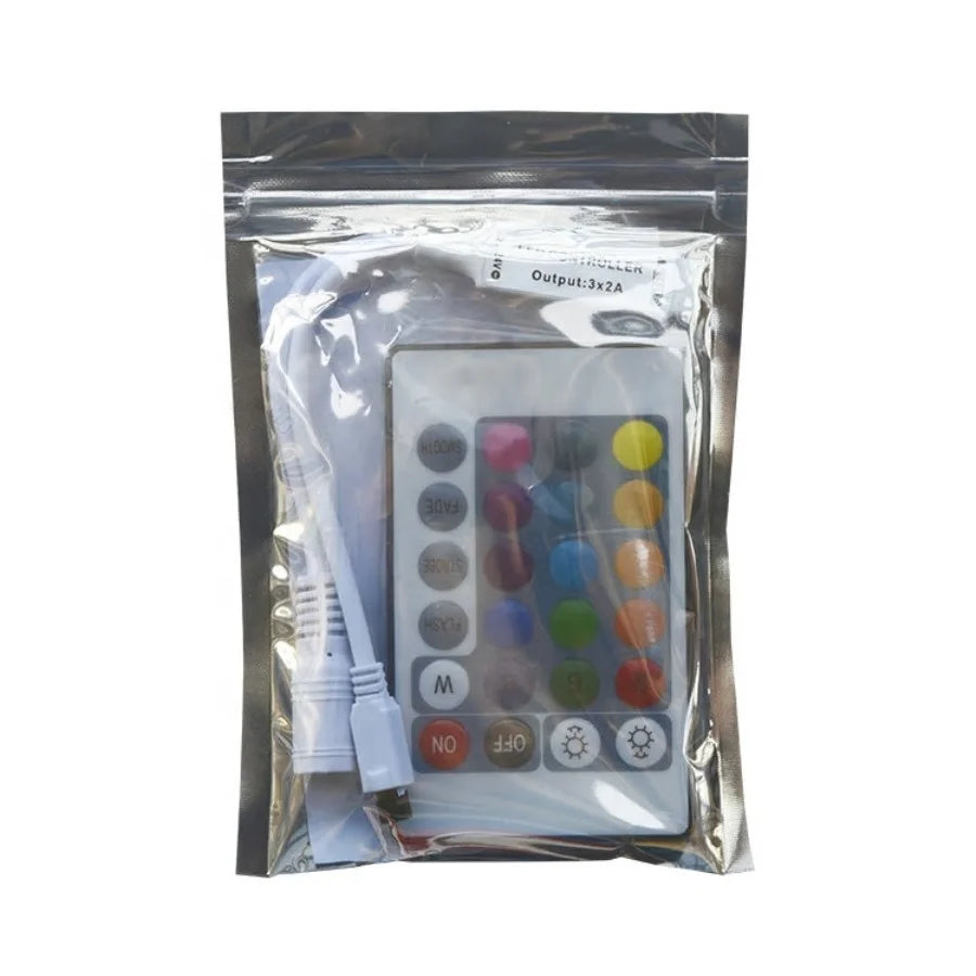 24 Keys DC12V Dual Connectors Output IR Remote RGB Controller Lamp Dimmer for 10M 5M 3528 2835 5050 LED Strip Light