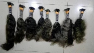 Surprise! Discount Grade  12A Indian Deep Wave Hair Hair,natural Color and Soft and Smooth Hair.good Texture From India