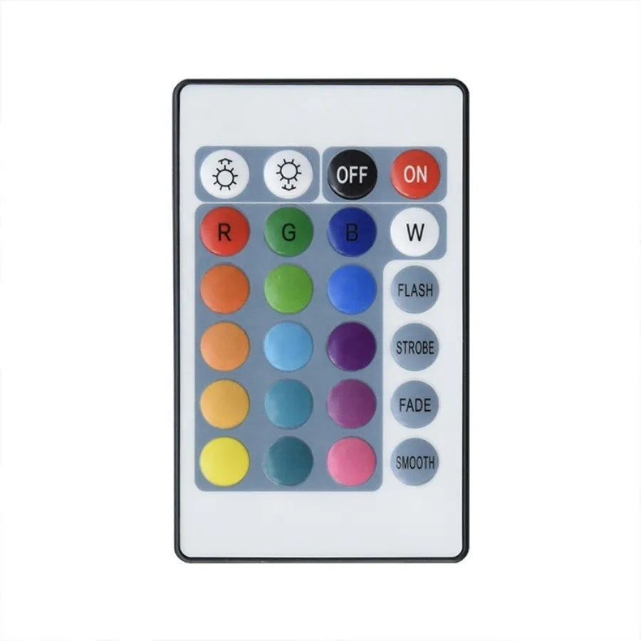24 Keys DC12V Dual Connectors Output IR Remote RGB Controller Lamp Dimmer for 10M 5M 3528 2835 5050 LED Strip Light