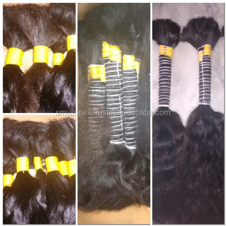 Surprise! Discount Grade  12A Indian Deep Wave Hair Hair,natural Color and Soft and Smooth Hair.good Texture From India
