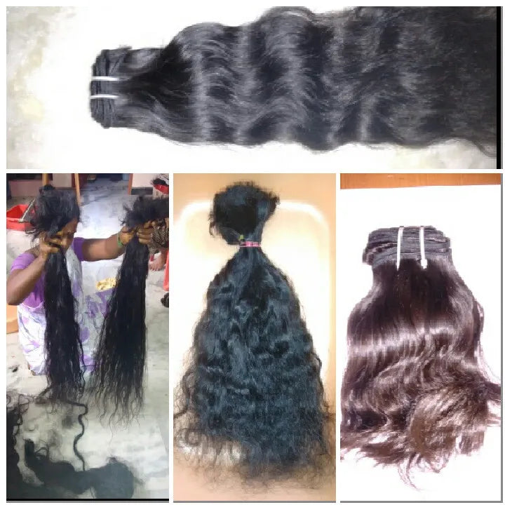 100% Unprocessed Cuticle Aligned Raw Virgin Remy Hair Closures 4X4-7X7 South Indian Temple 12a Grade