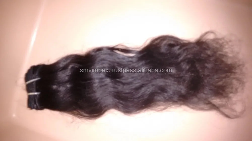 Unprocessed Curly Hair Weaving From India. 100% Unprocessed Natural Texture Good Quality Smooth Wave Hair Wafting