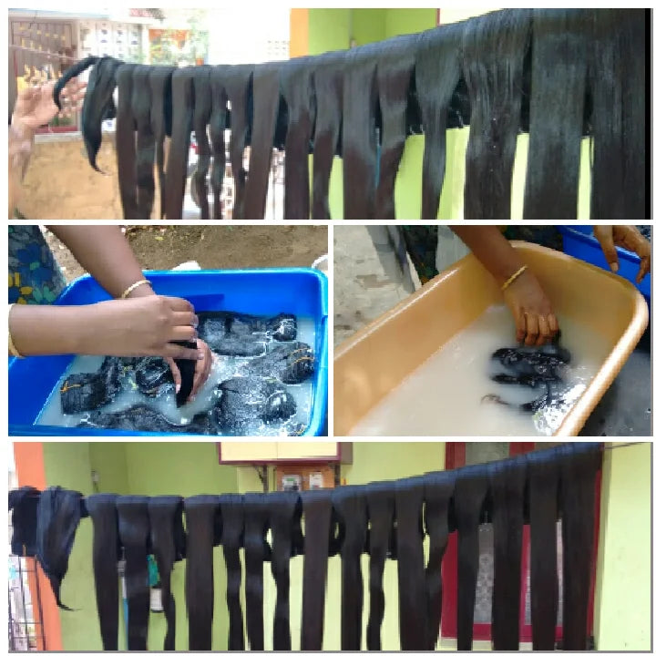 100% Unprocessed Cuticle Aligned Raw Virgin Remy Hair Closures 4X4-7X7 South Indian Temple 12a Grade