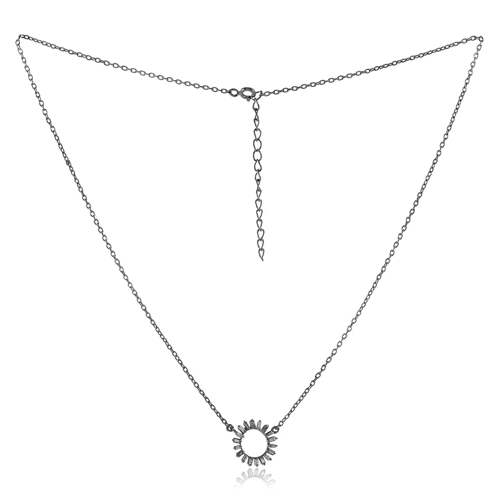 2022  New Design Genuine Natural Baguette Diamond High Quality Necklace