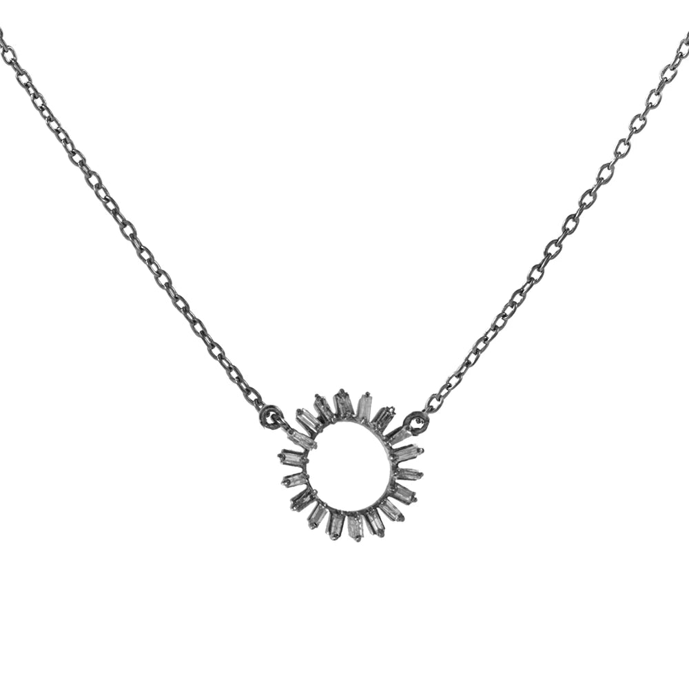 2022  New Design Genuine Natural Baguette Diamond High Quality Necklace