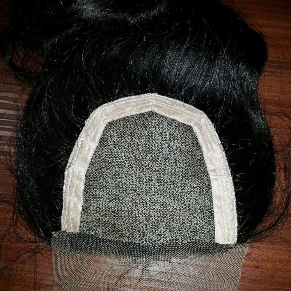 100% Unprocessed Cuticle Aligned Raw Virgin Remy Hair Closures 4X4-7X7 South Indian Temple 12a Grade