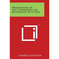 Observations on the Conversion and Apostleship of St. Paul - Paperback