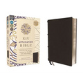 NIV Application Bible, Genuine Leather, Calfskin, Black, Red Letter, Comfort Print: Bringing the Ancient Message of the Bible Into Your World - Leather