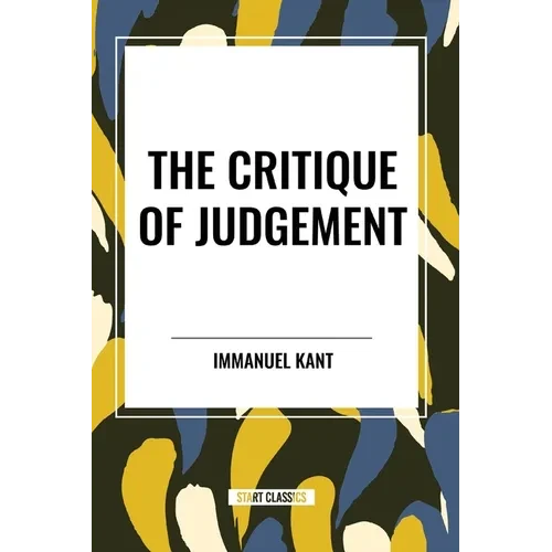 The Critique of Judgement - Paperback
