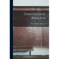 Dimensional Analysis - Paperback