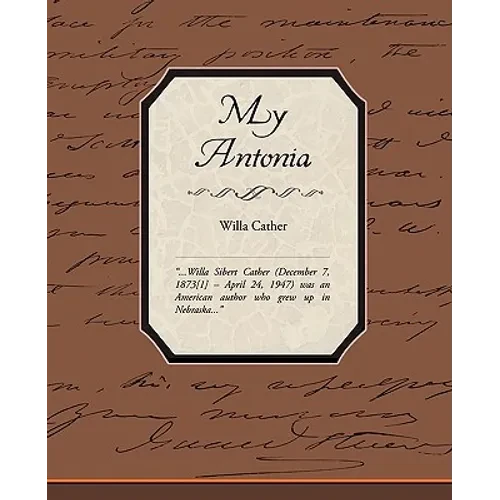 My Antonia - Paperback