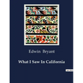 What I Saw In California - Paperback