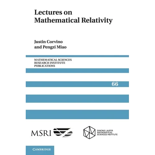 Lectures on Mathematical Relativity - Paperback