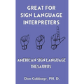 Great For Sign Language Interpreters American Sign Language Thesaurus - Hardcover