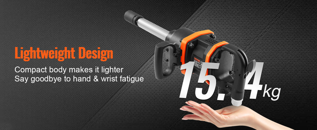 SucceBuy 1 Inch Air Impact Wrench High Reverse Torque Outpu Pneumatic Impact Gun for Heavy Duty Repairs and Maintenance Car Tire