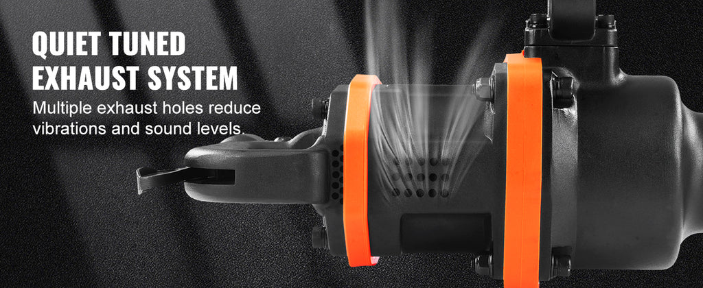 SucceBuy 1 Inch Air Impact Wrench High Reverse Torque Outpu Pneumatic Impact Gun for Heavy Duty Repairs and Maintenance Car Tire