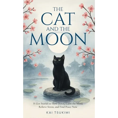 The Cat and The Moon - 33 Zen Stories: Slow Down, Calm the Mind, Relieve Stress, and Find Peace Now - Includes Reflections for Beginners - Hardcover