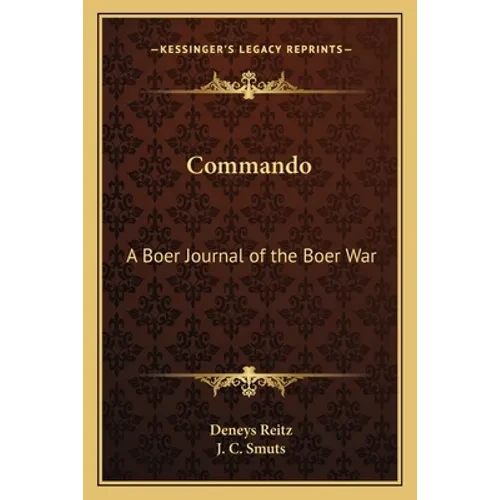 Commando: A Boer Journal of the Boer War - Paperback