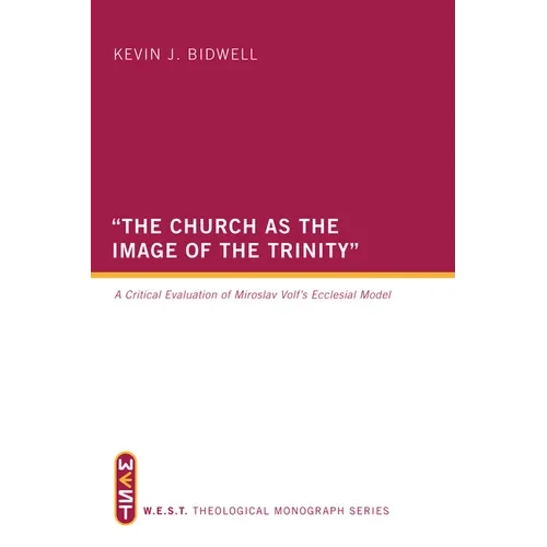 The Church as the Image of the Trinity: A Critical Evaluation of Miroslav Volf's Ecclesial Model - Hardcover