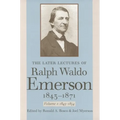 The Later Lectures of Ralph Waldo Emerson, 1843-1871 - Paperback