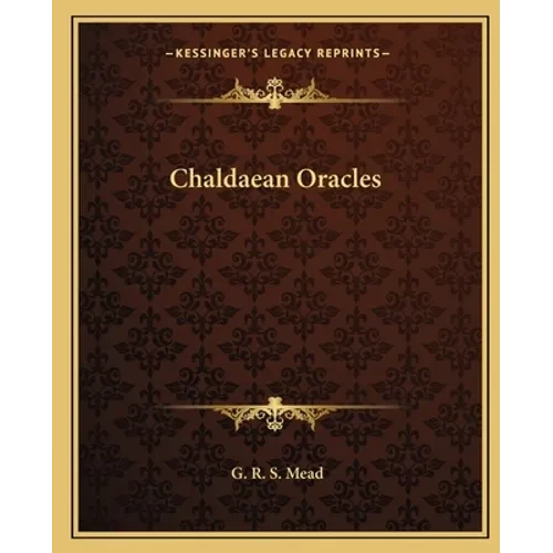 Chaldaean Oracles - Paperback