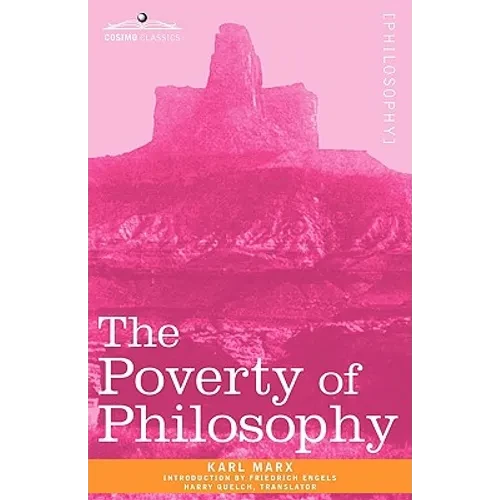 The Poverty of Philosophy - Hardcover
