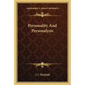 Personality And Personalysis - Paperback