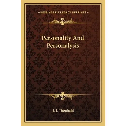 Personality And Personalysis - Paperback
