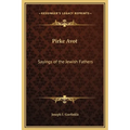 Pirke Avot: Sayings of the Jewish Fathers - Hardcover