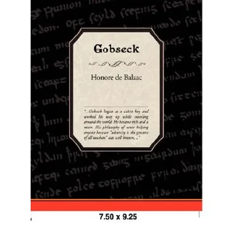 Gobseck - Paperback