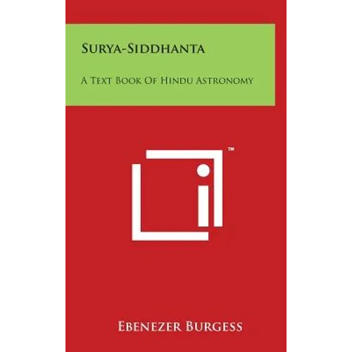 Surya-Siddhanta: A Text Book Of Hindu Astronomy - Hardcover