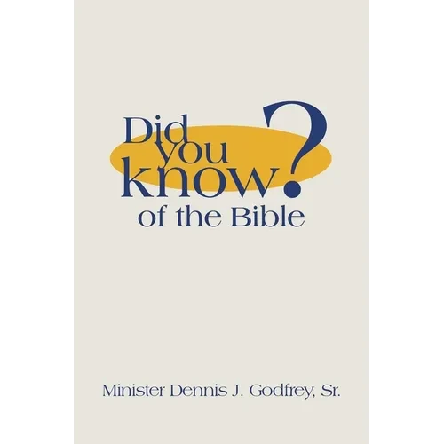 Did You Know? of the Bible - Paperback