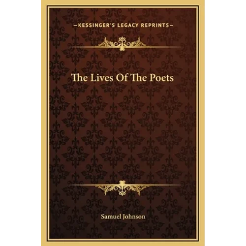 The Lives Of The Poets - Hardcover