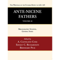 Ante-Nicene Fathers: Translations of the Writings of the Fathers Down to A.D. 325, Volume 10 - Hardcover