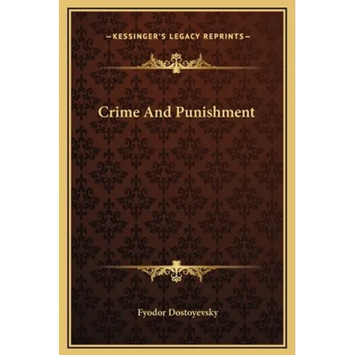 Crime And Punishment - Hardcover