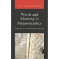 Words and Meaning in Metasemantics: Grounds for an Interactive Theory - Paperback