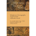 Babylonian Chronographic Texts from the Hellenistic Period - Hardcover